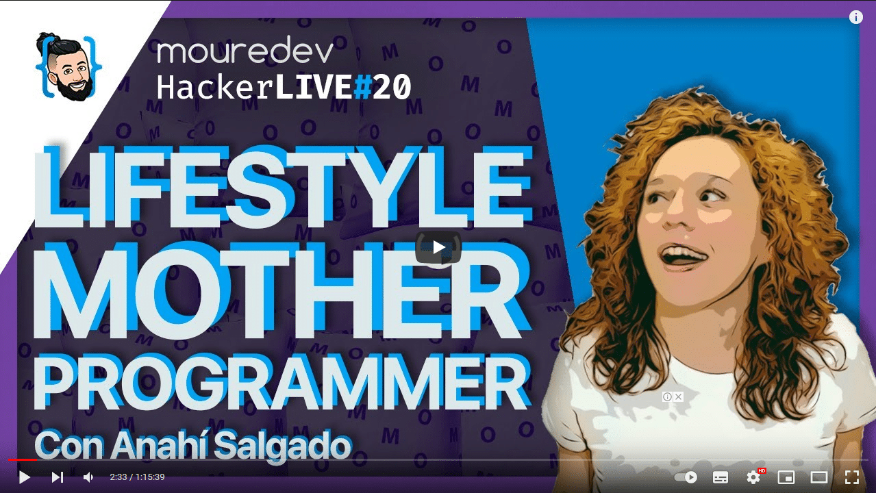 Mother Computer Programmer 🎧 Lifestyle MOTHER PROGRAMMER con @MoureDev - anncode